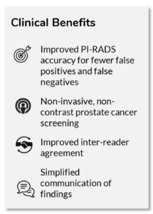 Summary of clinical benefits of OnQ Prostate